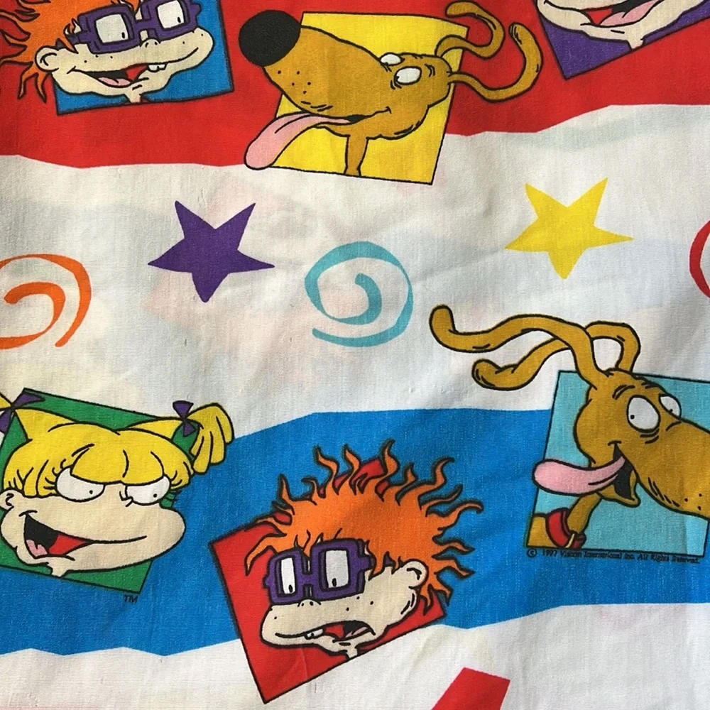 Vintage Rugrats Top Flat Sheet
